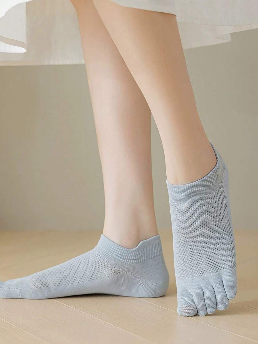 3 Pairs White Mesh Toe Socks F - Ankle Sock Low Cut avis et prix