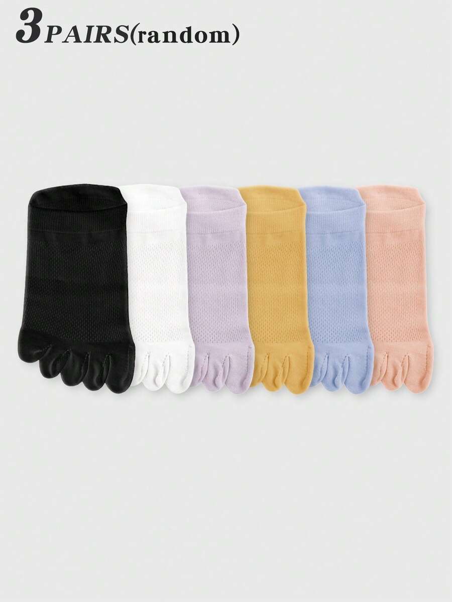 3 Pairs White Mesh Toe Socks F - Ankle Sock Low Cut avis et prix