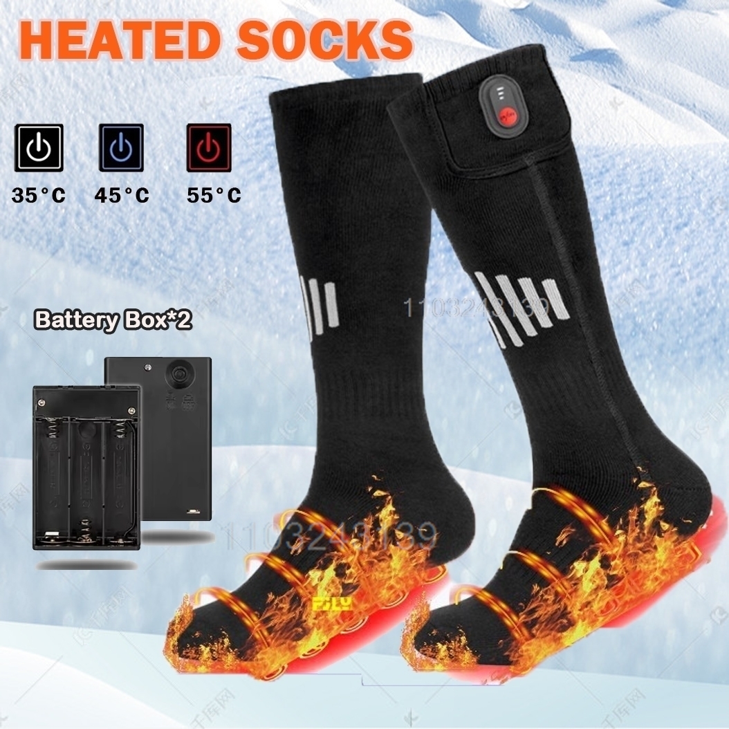 Winter Heated Socks With Batte - Sock Organizer Tray avis et prix