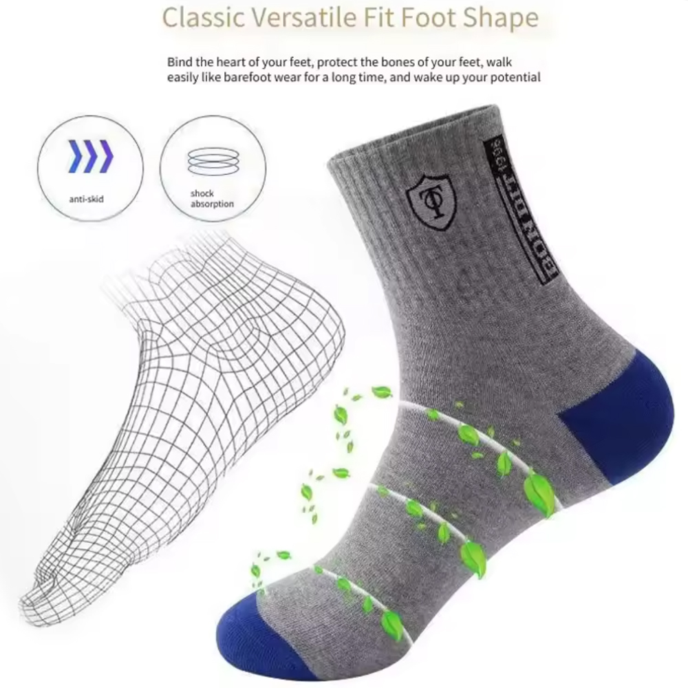 Men's 5/10-Pack Premium Therma - Cotton Crew Sock Pack avis et prix