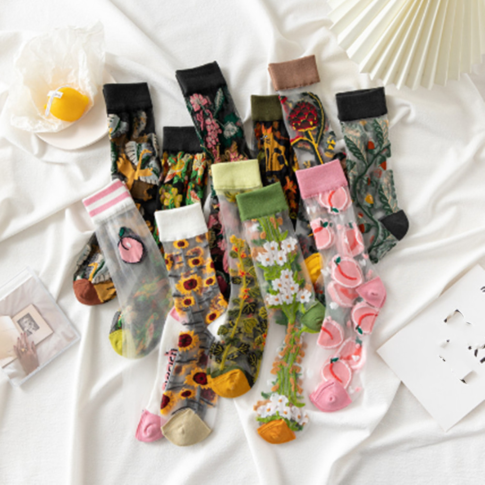 Woman Lace flower short sock t - Invisibility Sock Loafer avis et prix