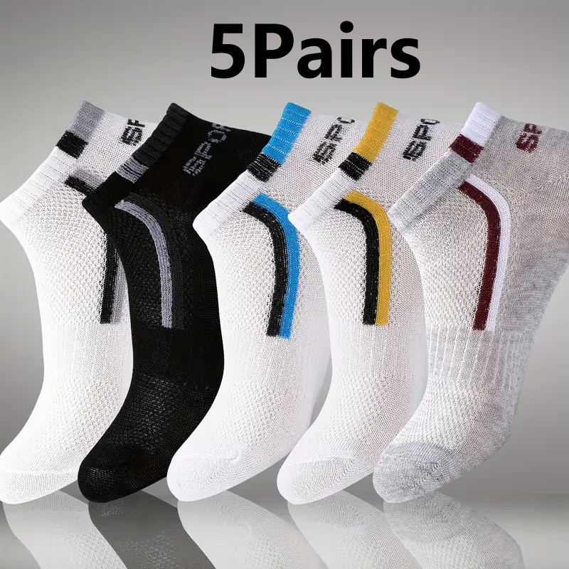 5Pair Men's Anti-Slip Ankle Bo - Ankle Sock Low Cut avis et prix