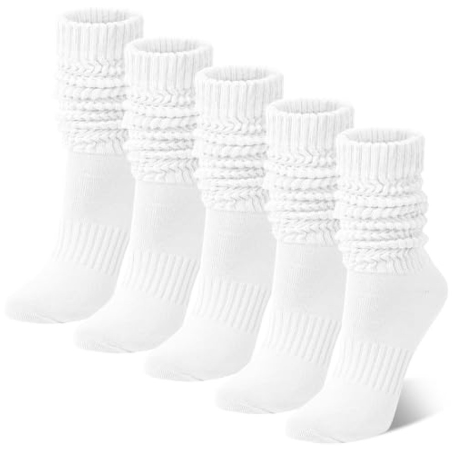 Chalier 5 Pairs Slouchy Socks  - Boot Sock Slouchy avis et prix