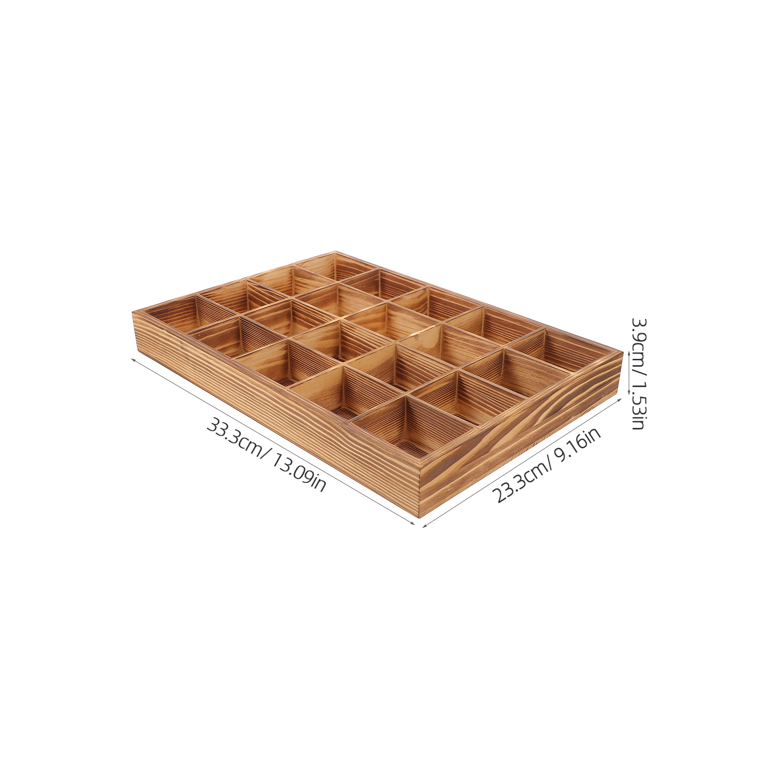 1pc 20-Compartment Wooden Unde - Sock Organizer Tray avis et prix