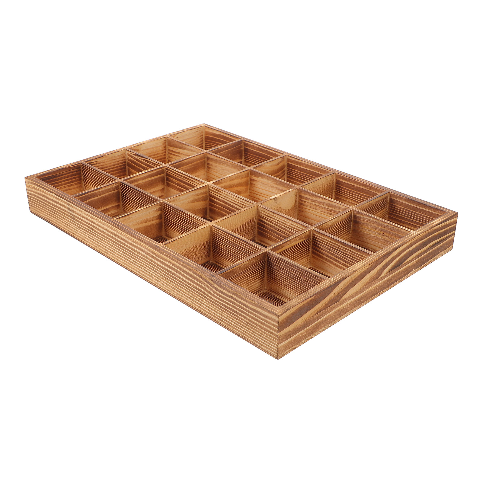 1pc 20-Compartment Wooden Unde - Sock Organizer Tray avis et prix