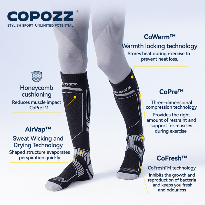 COPOZZ New Winter Ski Socks Me - Thermal Sock Winter avis et prix