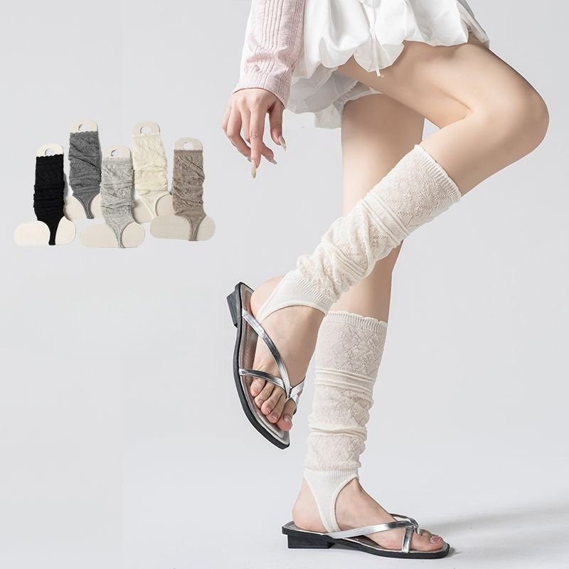 1 Pair Ins Aesthetic Retro Hol - Boot Sock Slouchy avis et prix