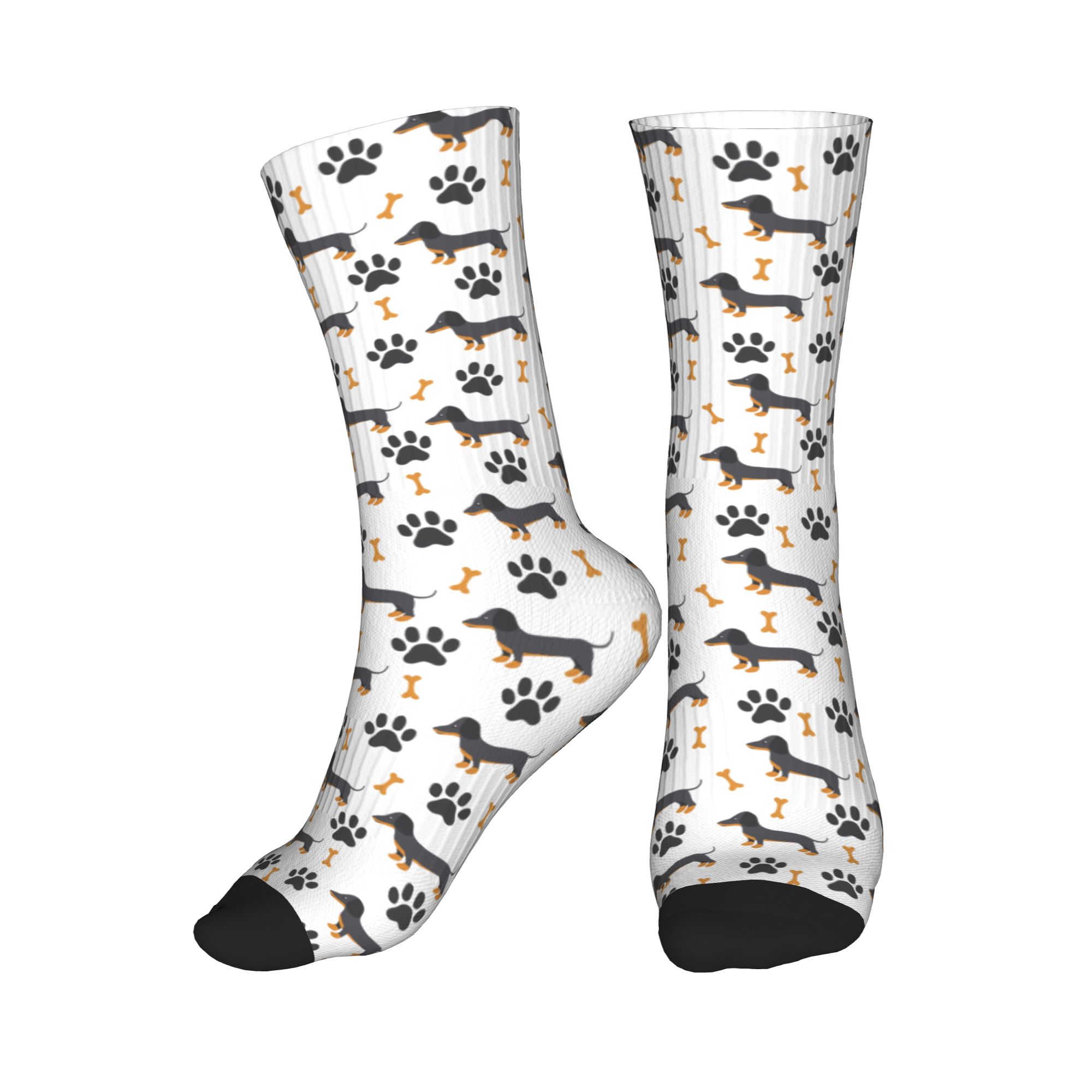 Cute Puppy Dog Dachshund Dress - Dress Sock Men avis et prix