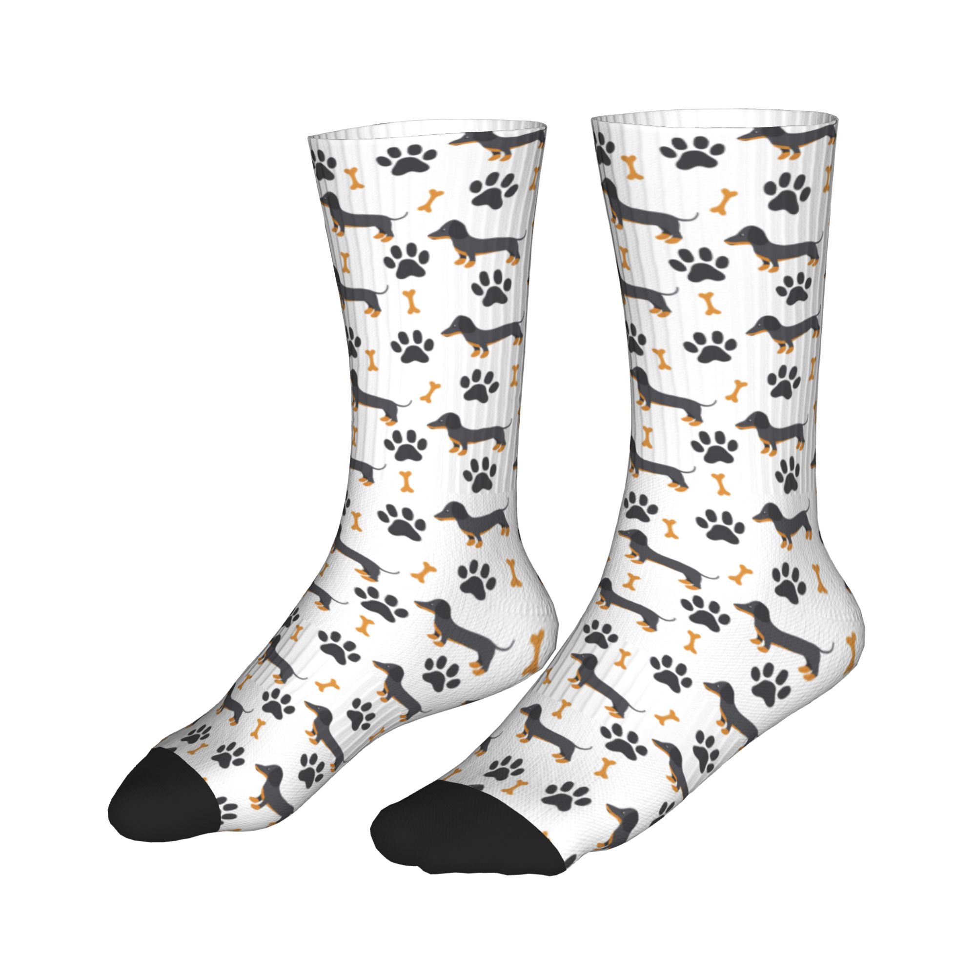Cute Puppy Dog Dachshund Dress - Dress Sock Men avis et prix