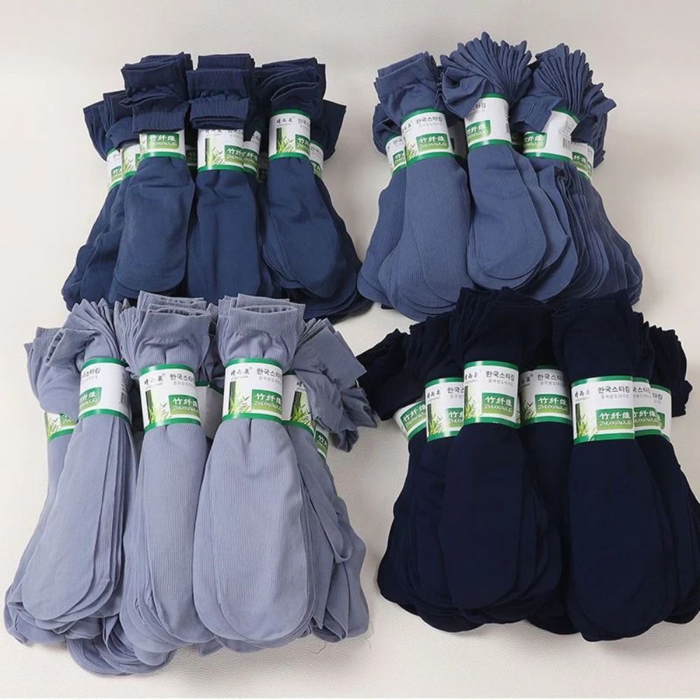 10pairs New Breathable Men Ice - Silk Sock Bamboo avis et prix