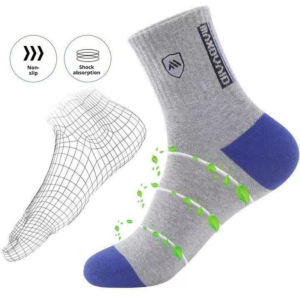 5 Pairs Men's Anti Odor & Anti - Cotton Crew Sock Pack avis et prix