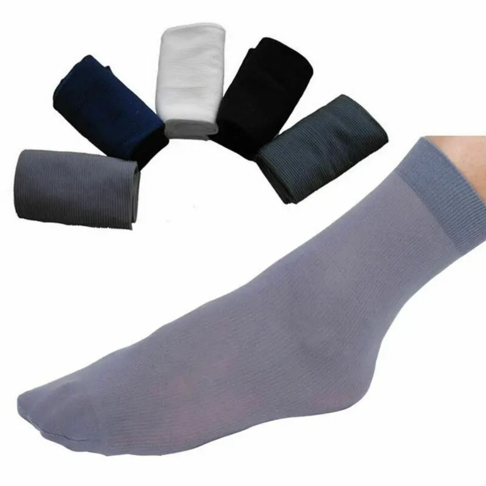 10pairs Men Ice Silk Socks Sum - Silk Sock Bamboo avis et prix
