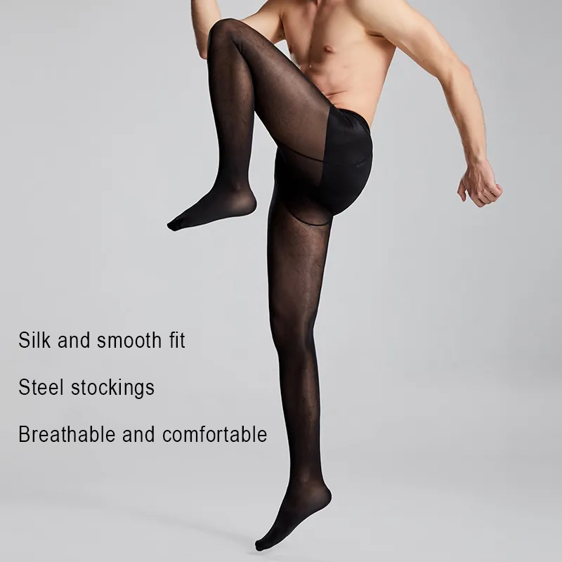 Plus Size Men Sexy Sheer Black - Tights Pantyhose Sheer avis et prix