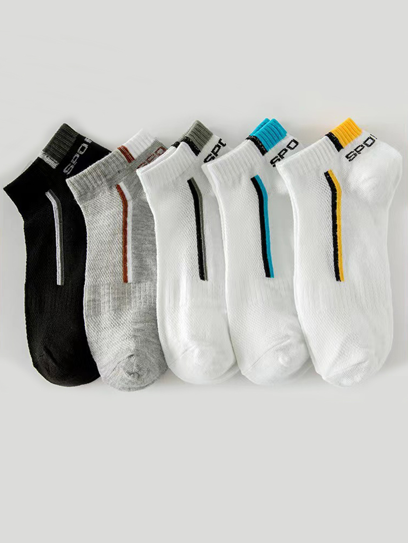 5/40 Pairs Mens Ankle Boat Soc - Ankle Sock Low Cut avis et prix