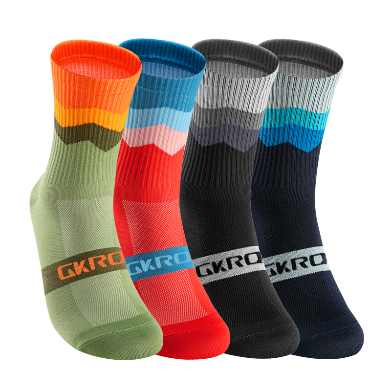 GKRQ 4 Pairs Bike Socks Men Nu - Compression Sock Medical avis et prix