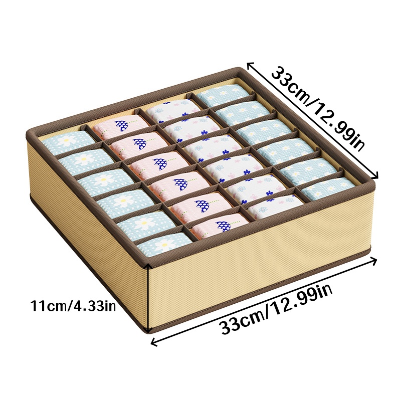 1pc 24grids Cabinet Underwear  - Sock Organizer Tray avis et prix