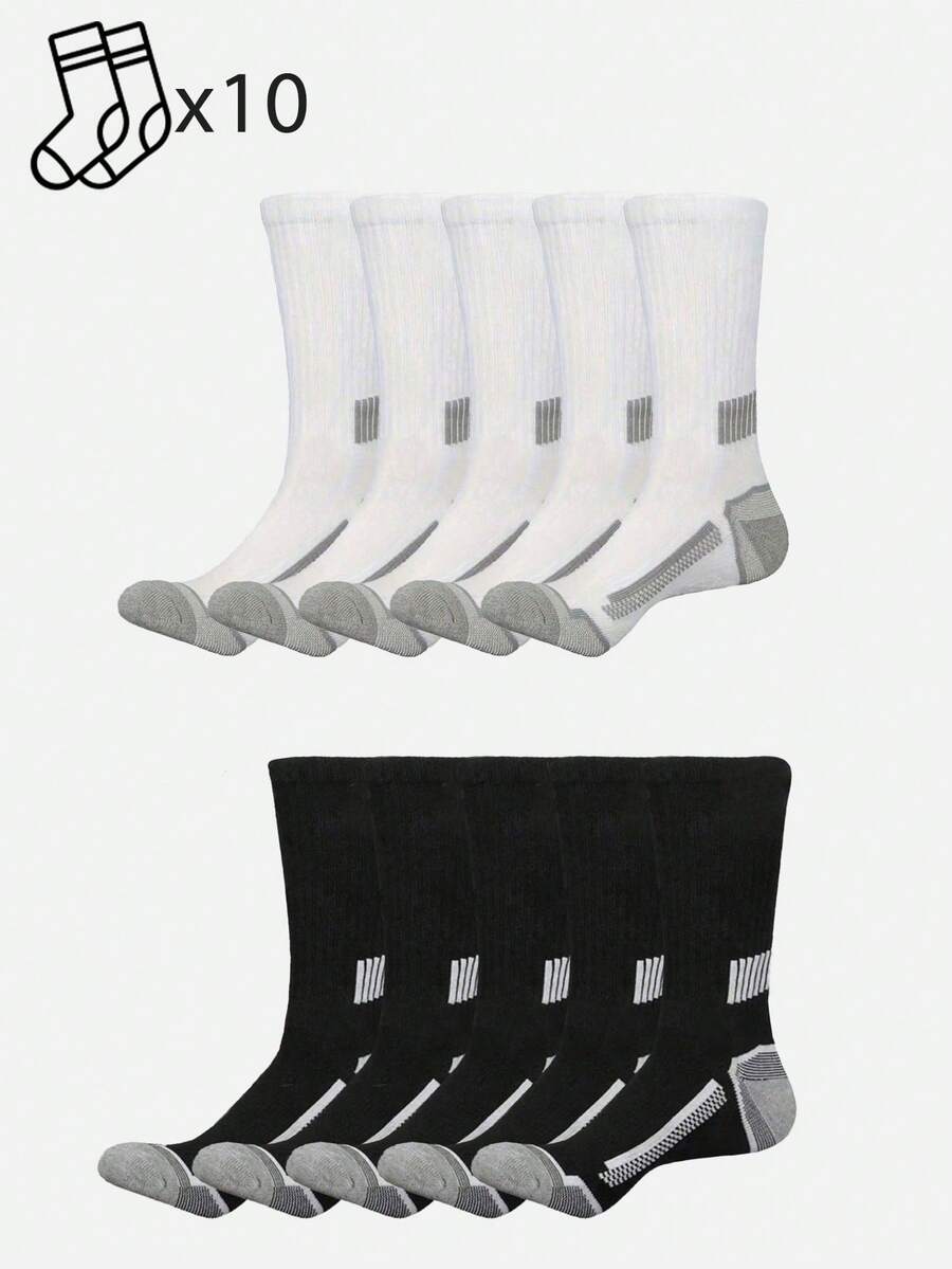 20 Pairs Mens Striped Cushione - Athletic Sock Cushion avis et prix