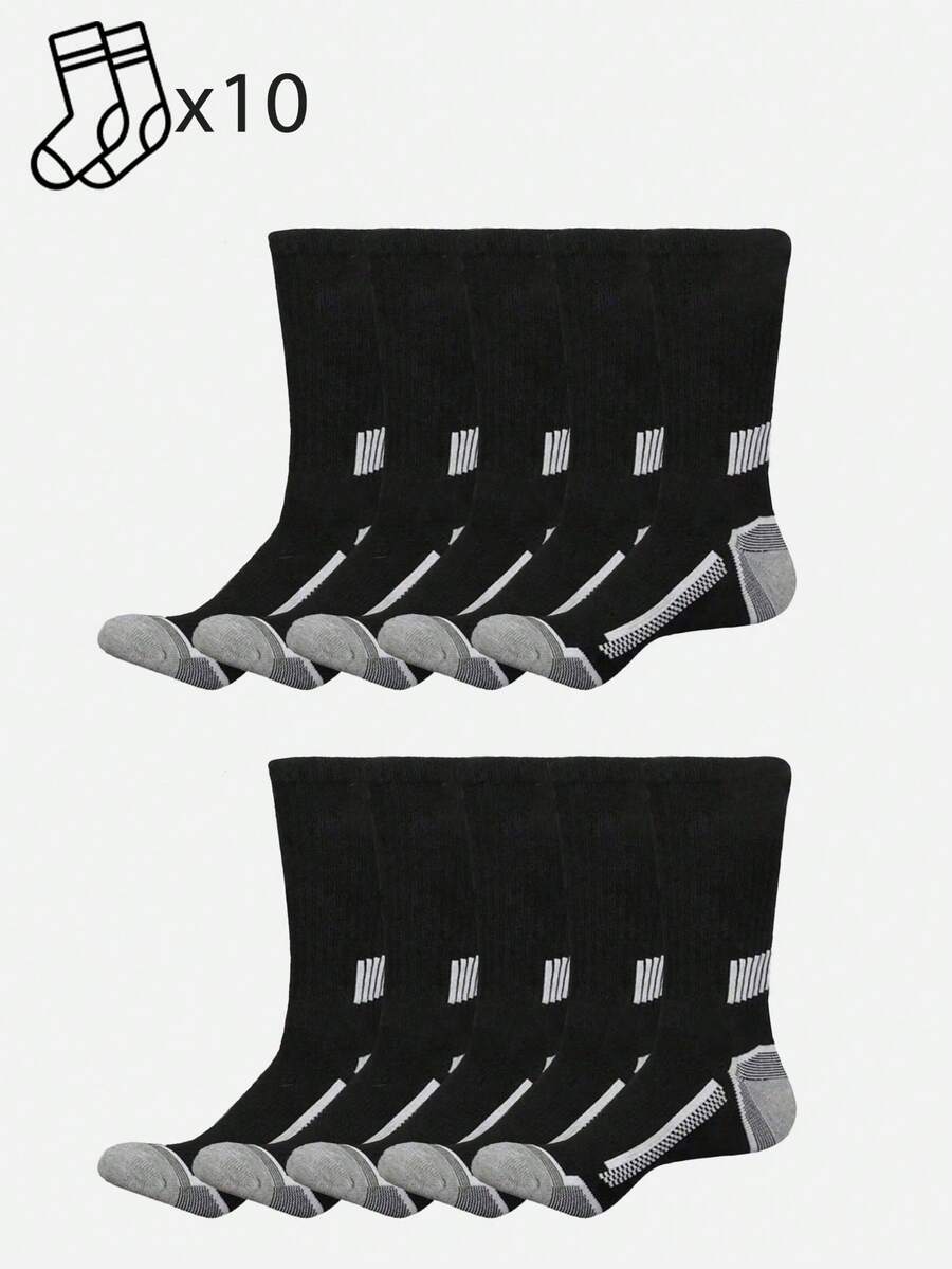 20 Pairs Mens Striped Cushione - Athletic Sock Cushion avis et prix