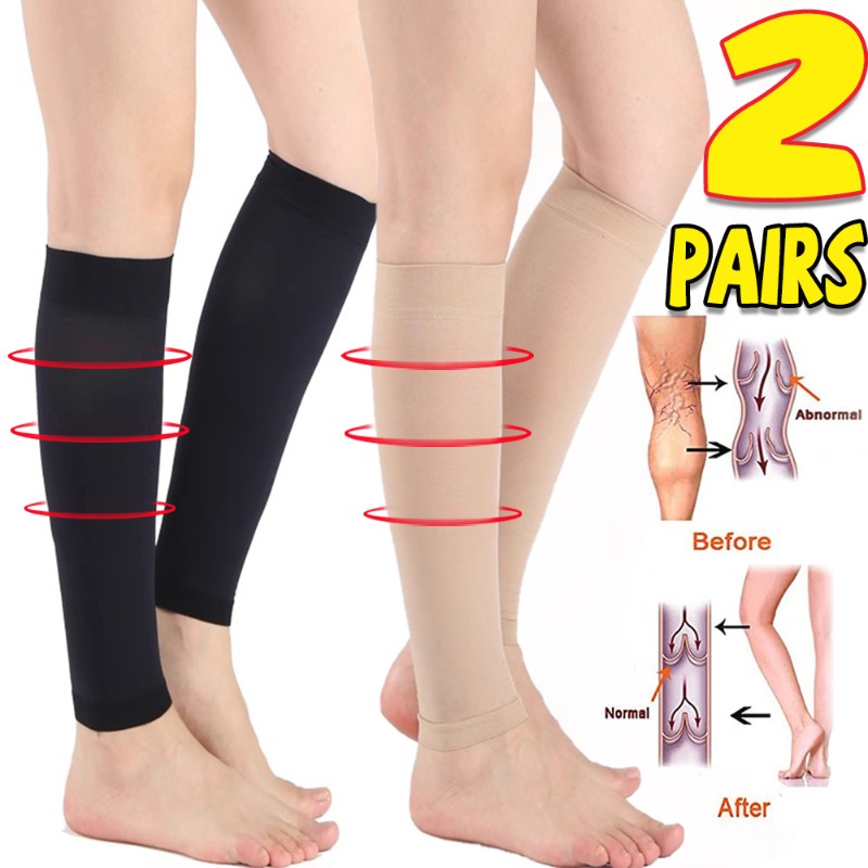 1/2Pairs Varicose Vein Medical - Compression Sleeve Calf avis et prix
