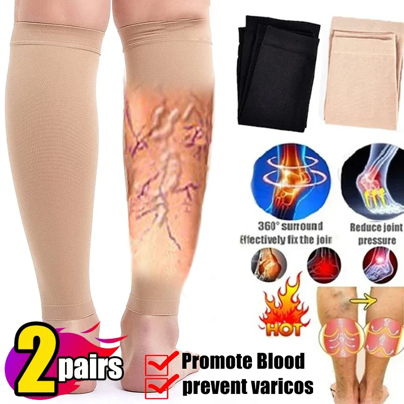 1/2Pairs Varicose Vein Medical - Compression Sleeve Calf avis et prix
