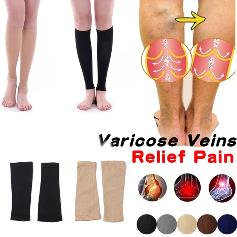 1/2Pairs Varicose Vein Medical - Compression Sleeve Calf avis et prix