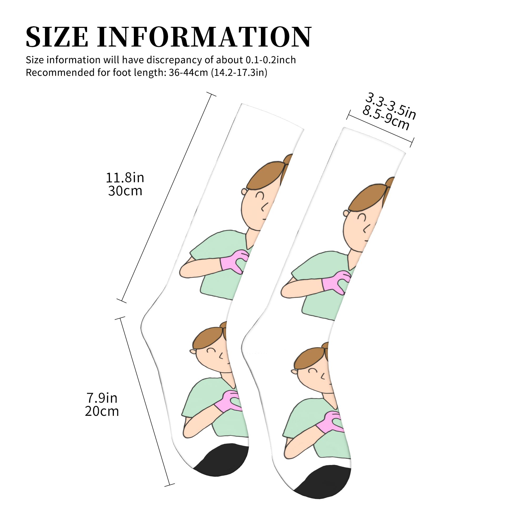 Harajuku Doctor Nurse Medical  - Compression Sock Medical avis et prix
