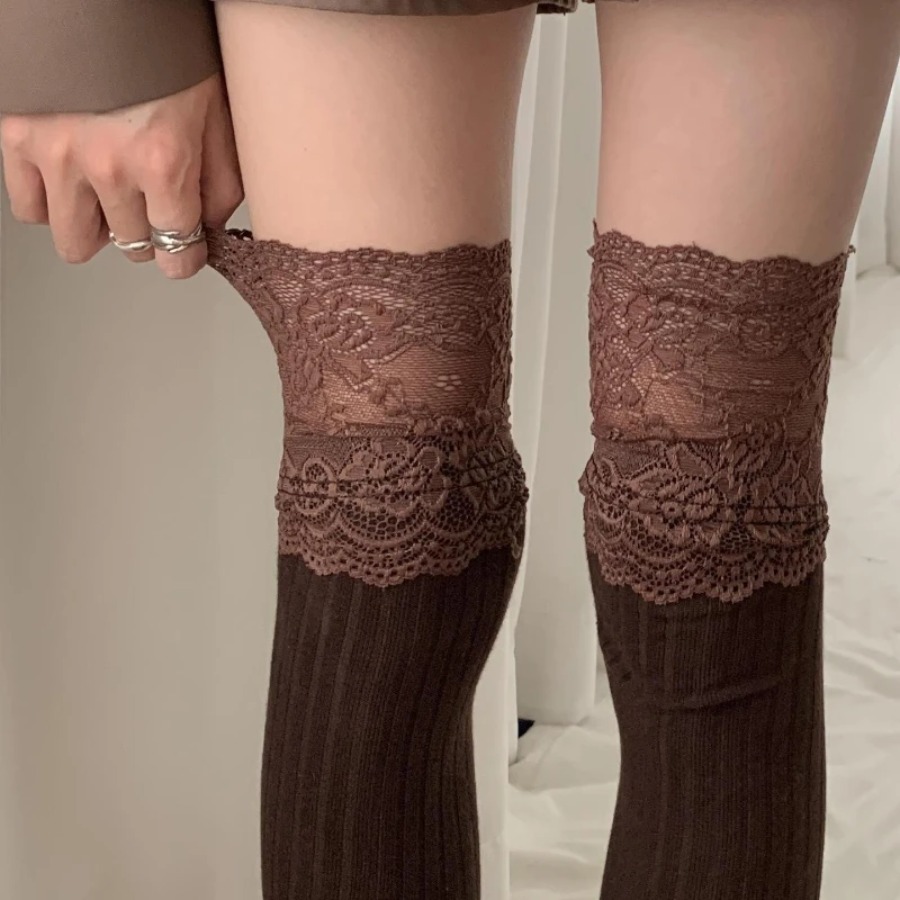 Soft Cotton Thigh High Socks,  - Boot Sock Slouchy avis et prix