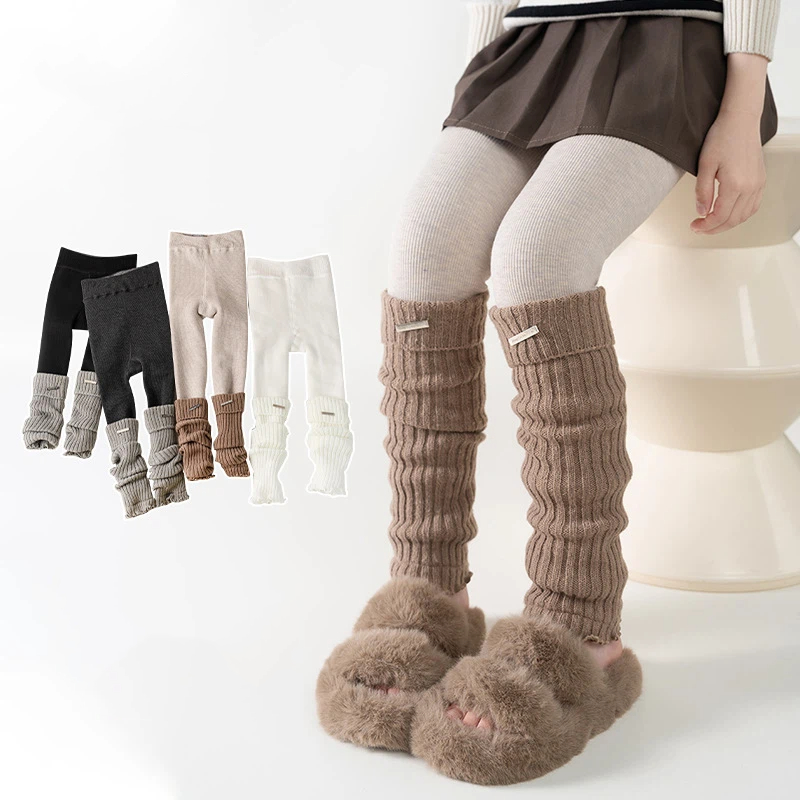 Kids Thermal Thickened Legging - Boot Sock Slouchy avis et prix