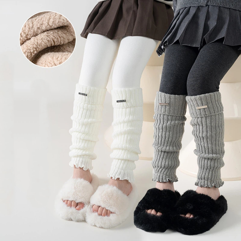 Kids Thermal Thickened Legging - Boot Sock Slouchy avis et prix