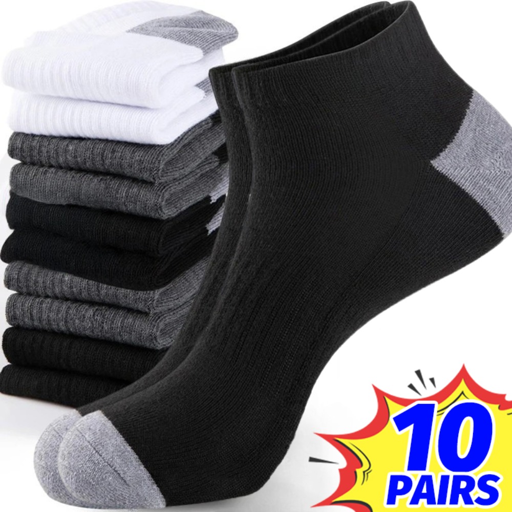1-10Pairs Breathable Mens Summ - Ankle Sock Low Cut avis et prix