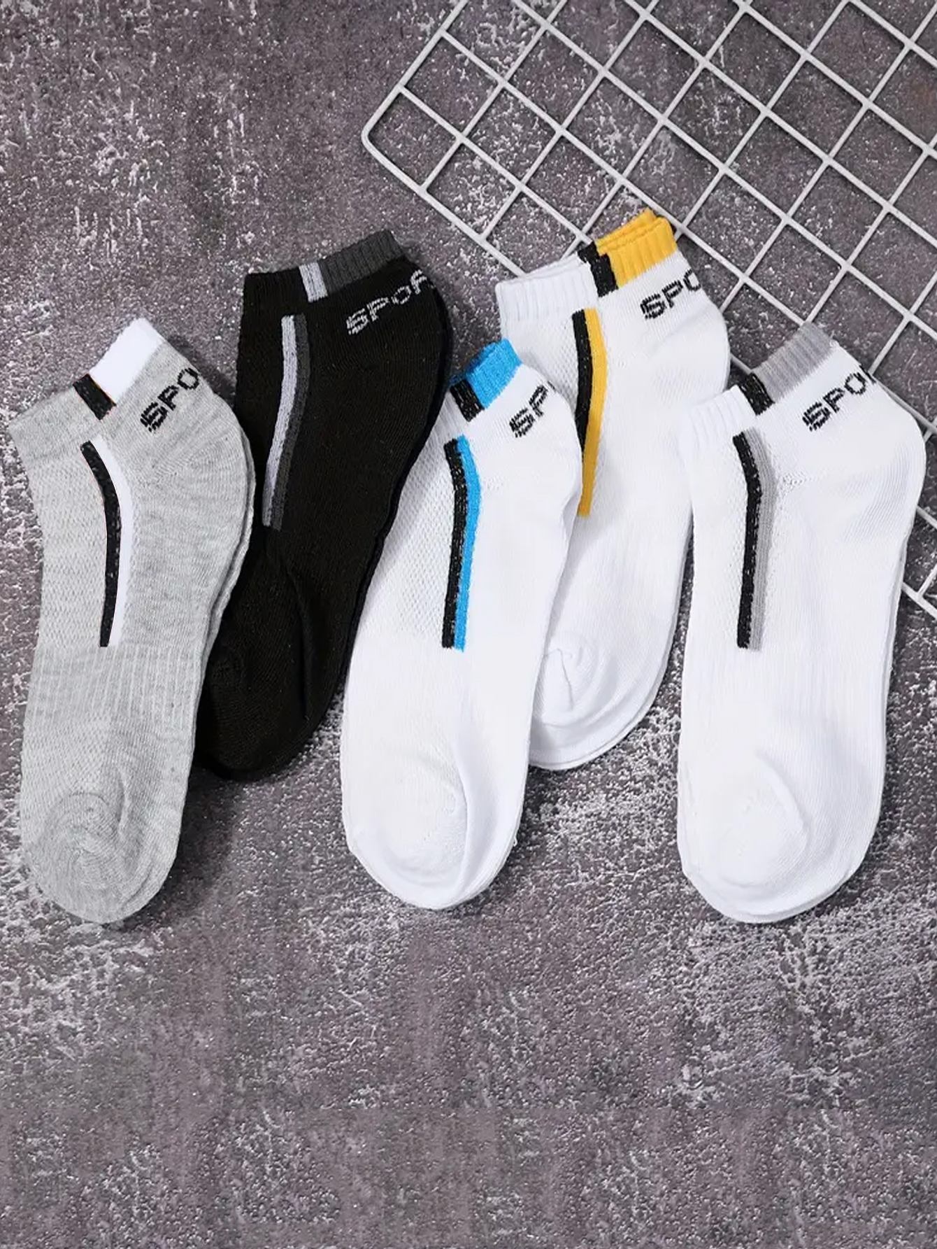 5/10/40Pair Men's Anti-Slip An - Ankle Sock Low Cut avis et prix