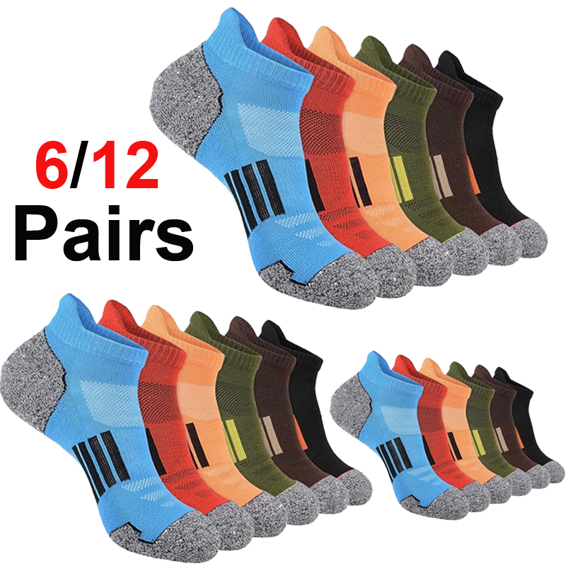6/12 Pairs Men Vibrant Multico - Ankle Sock Low Cut avis et prix
