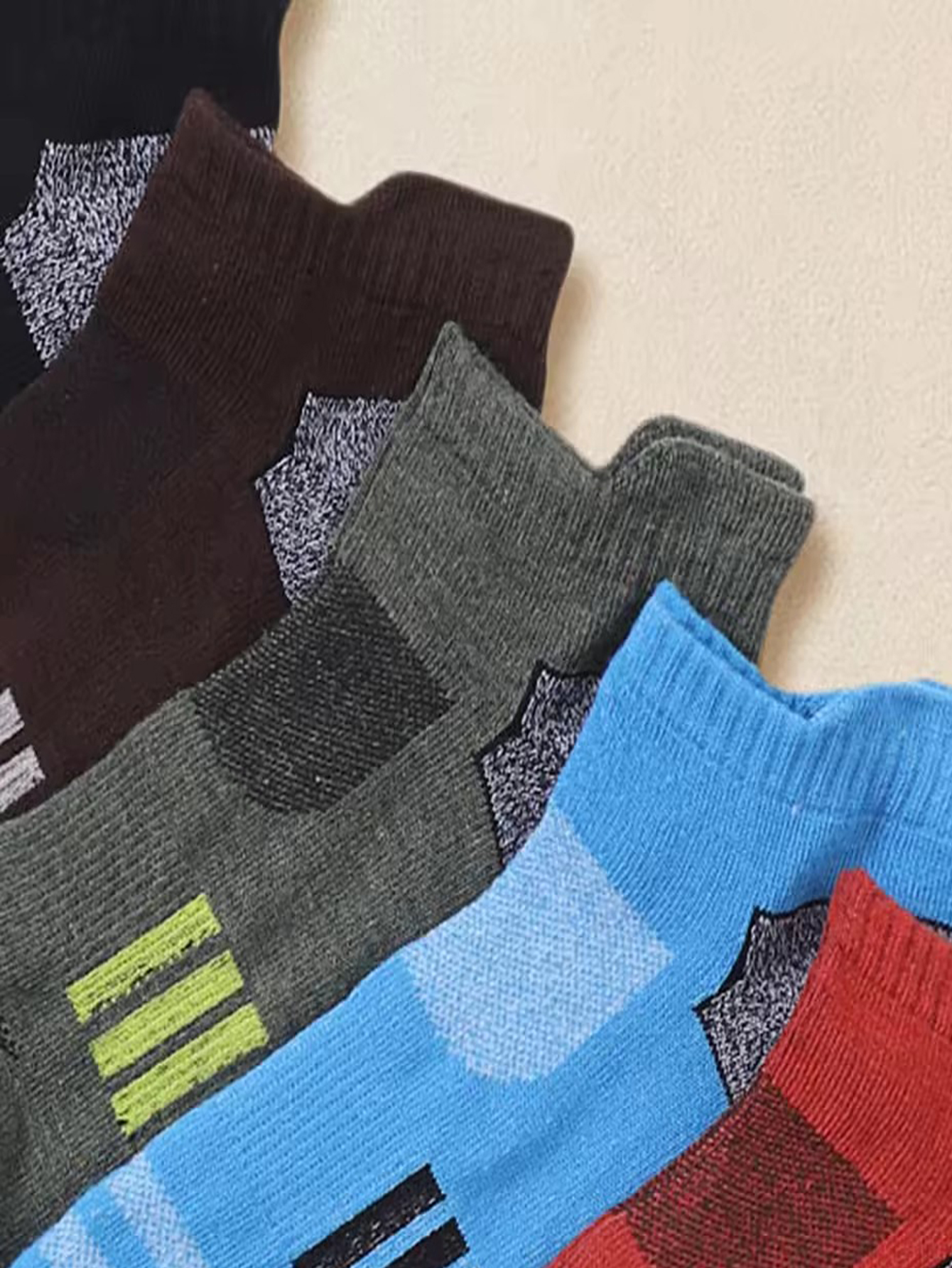 6/12 Pairs Men Vibrant Multico - Ankle Sock Low Cut avis et prix