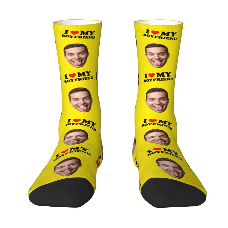 Novelty Men's I Love My Boyfri - Dress Sock Men avis et prix