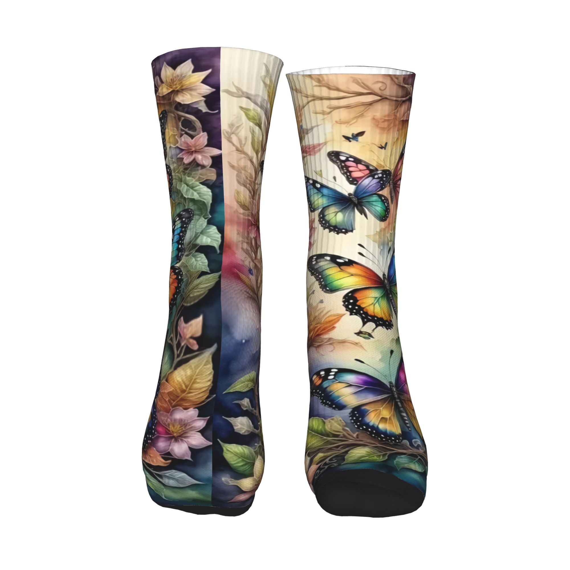 Colorful Butterflies and Flowe - Dress Sock Men avis et prix