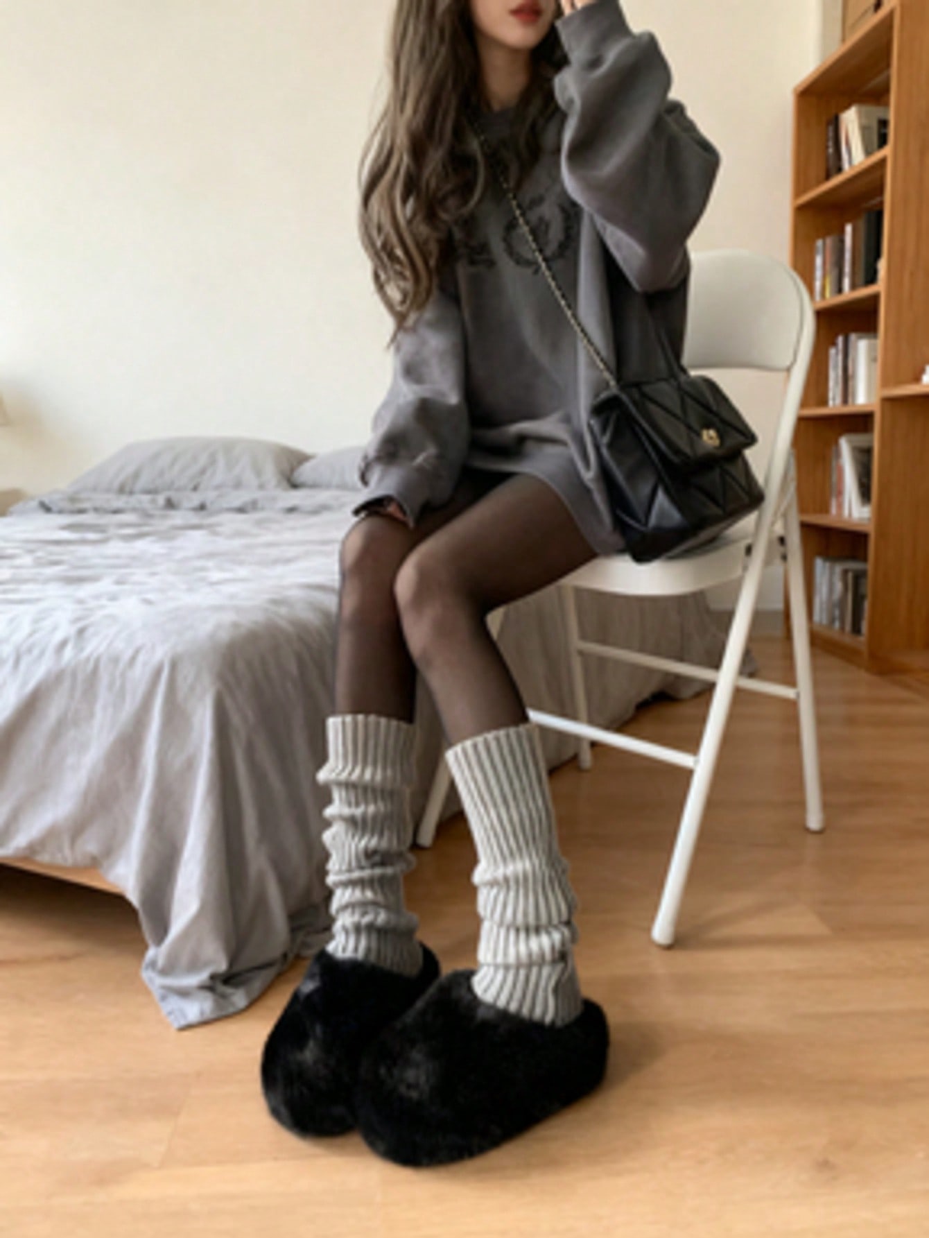 2pcs 70cm Extended Leg Warmers - Boot Sock Slouchy avis et prix