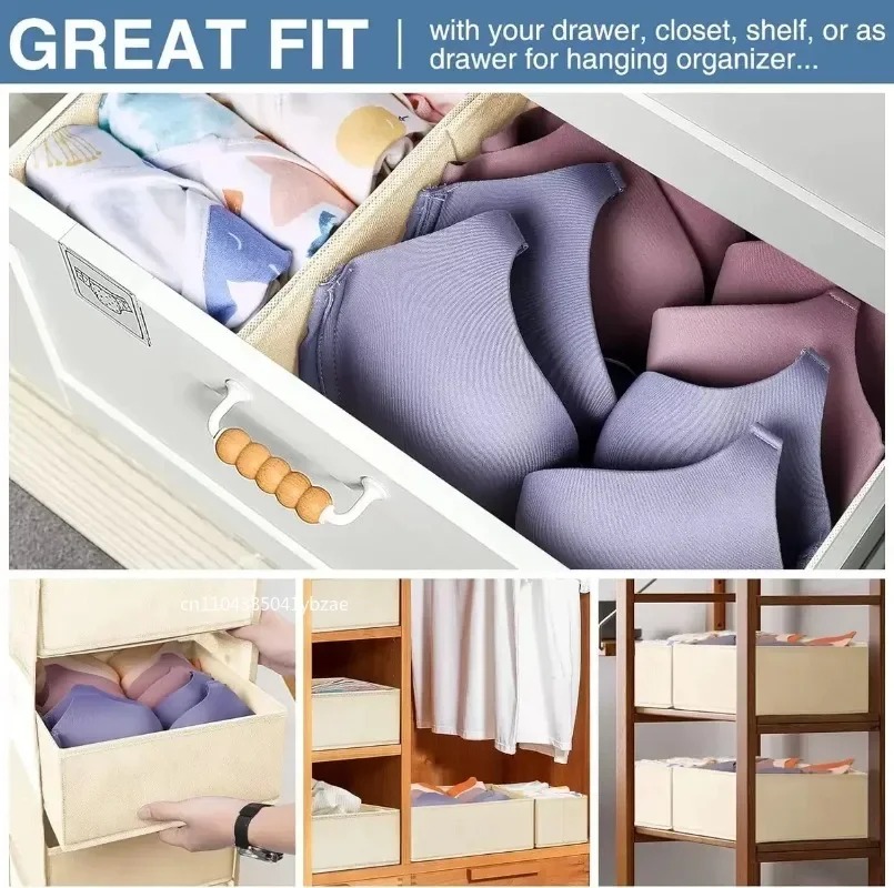 Fabric Underwear Storage Box D - Sock Organizer Tray avis et prix