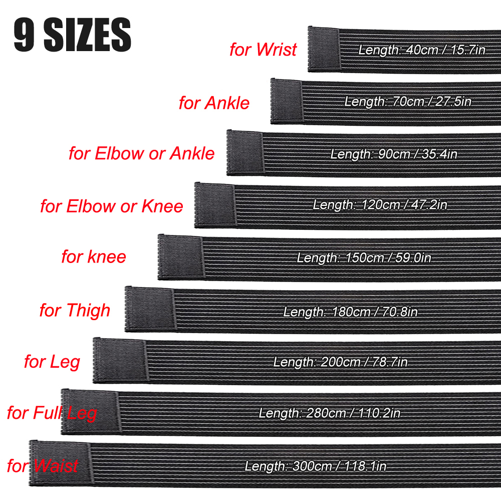 1PCS 40-300cm Compression Band - Compression Sleeve Calf avis et prix