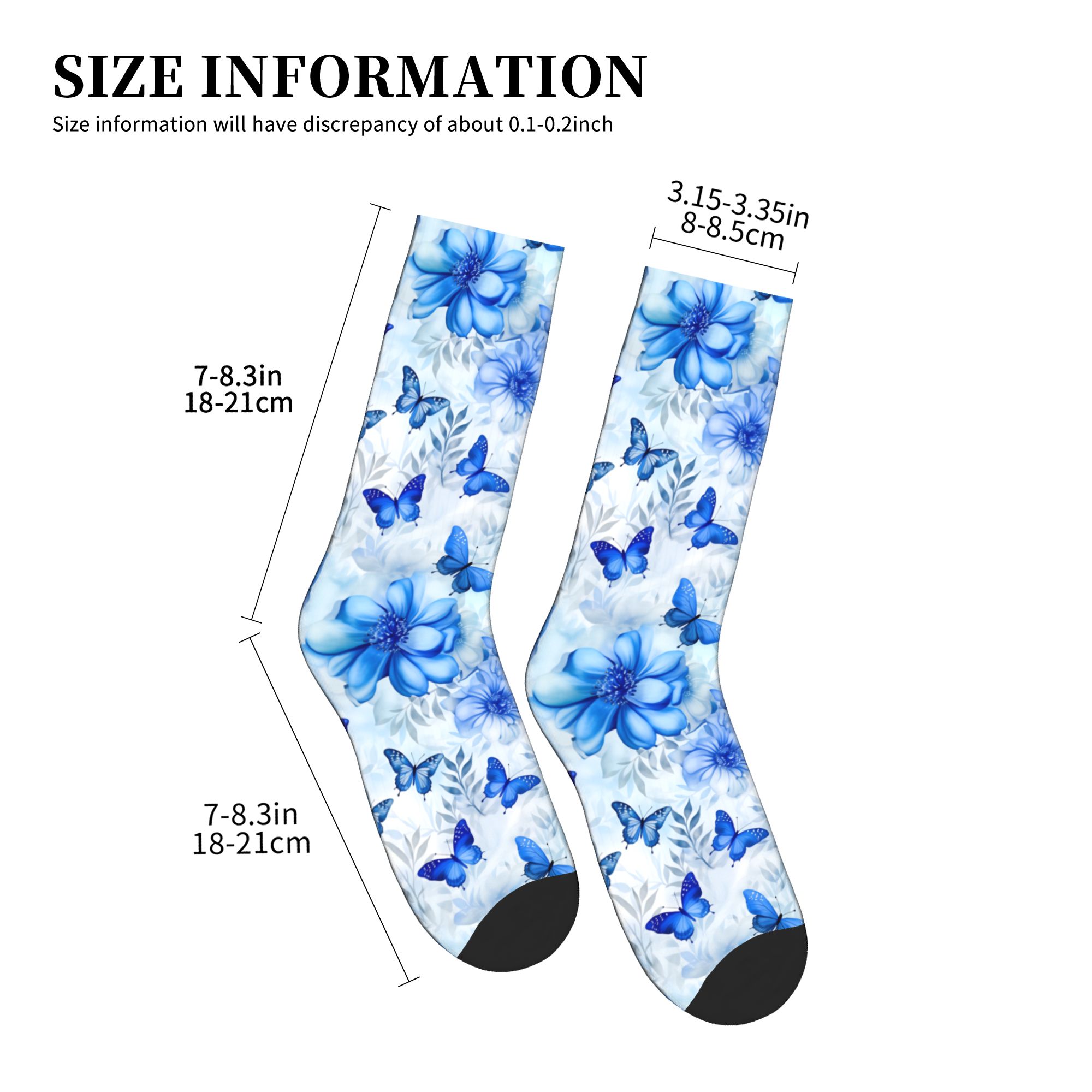Blue Butterfly Ballet  Dress S - Dress Sock Men avis et prix