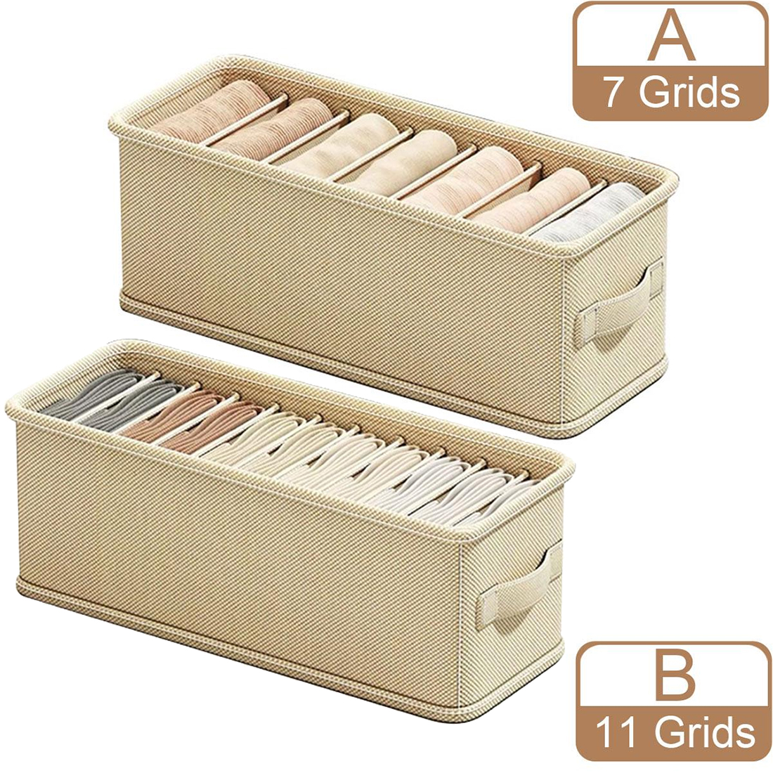 6/7 Grids Drawer Organizer Bra - Sock Organizer Tray avis et prix