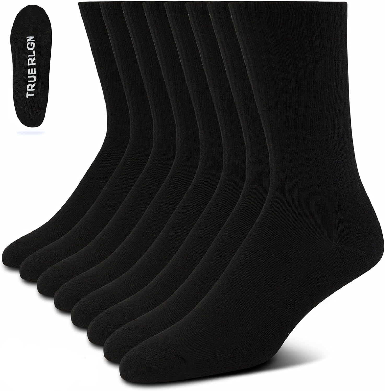 Premium Athletic Men's 8-Pack  - Cotton Crew Sock Pack avis et prix