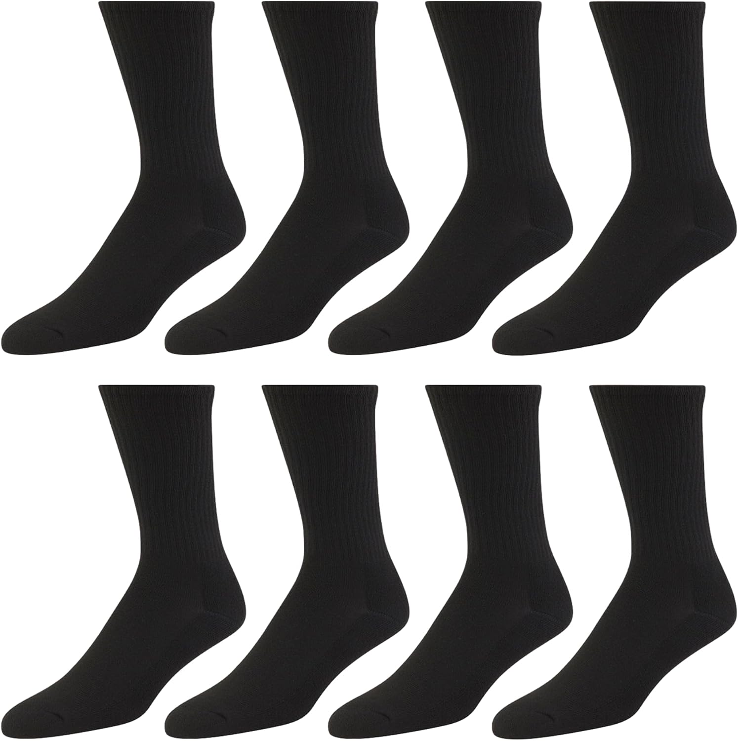 Premium Athletic Men's 8-Pack  - Cotton Crew Sock Pack avis et prix