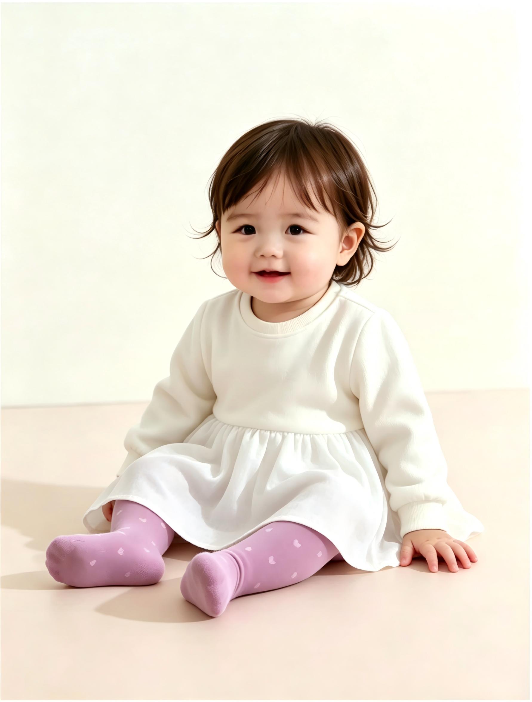 3PCS Toddler Girls Heart Print - Tights Pantyhose Sheer avis et prix