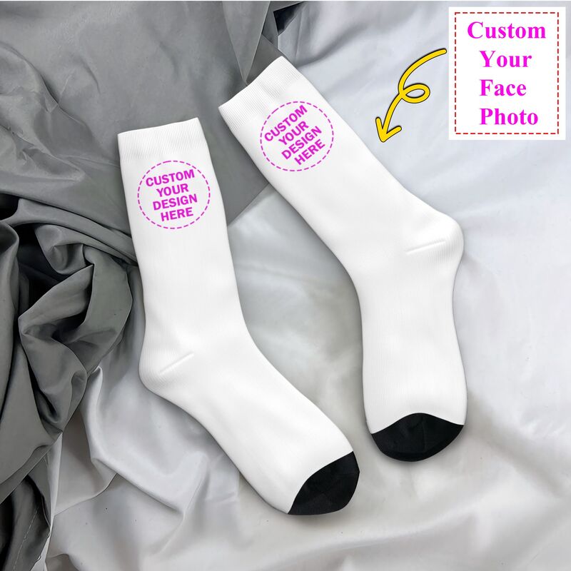 Personalize Custom Photo Logo  - Dress Sock Men avis et prix