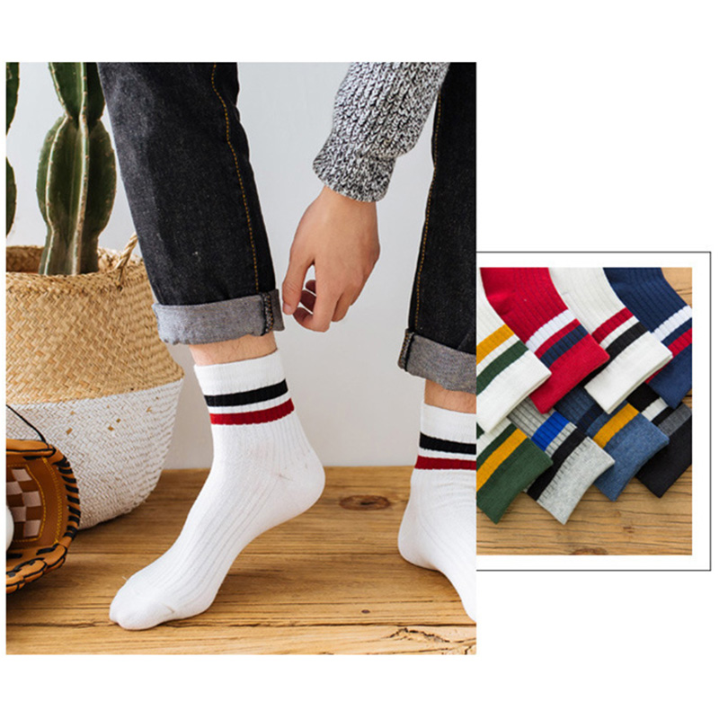 3 Pairs/Pack Cotton Mens Socks - Cotton Crew Sock Pack avis et prix