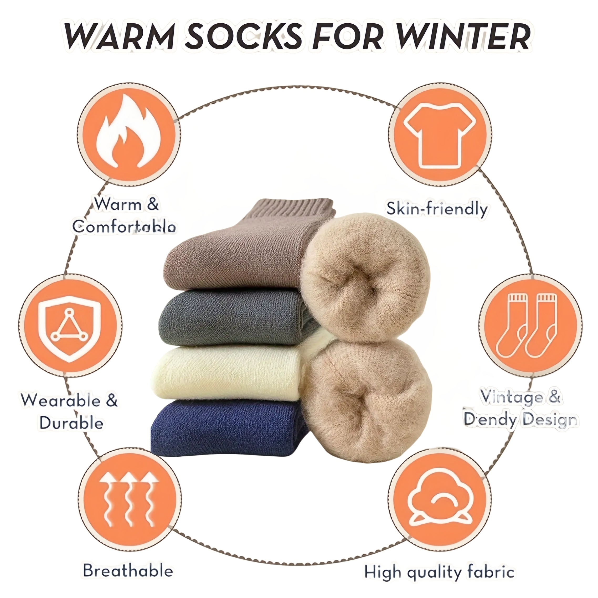 Three Pairs of Men'S Black Soc - Thermal Sock Winter avis et prix