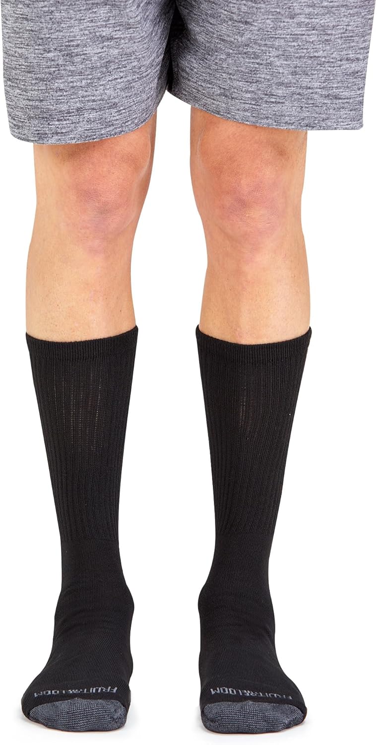 Men's Dual Defense Crew Socks  - Cotton Crew Sock Pack avis et prix