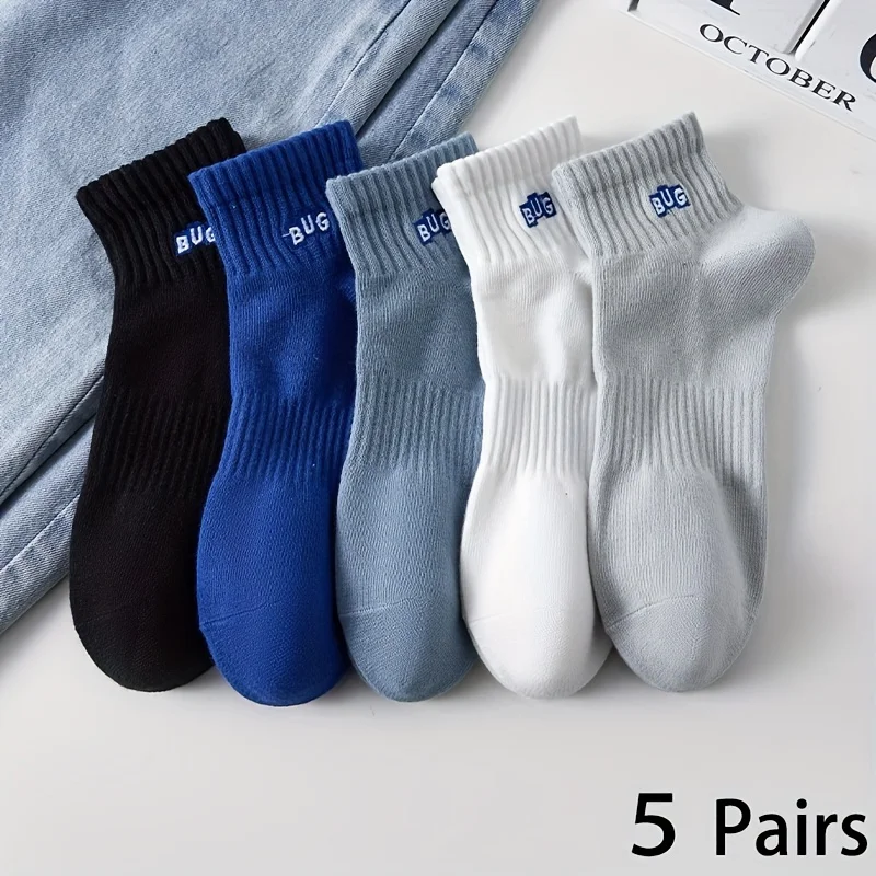 5 Pairs Men's Ankle Socks, Sol - Ankle Sock Low Cut avis et prix