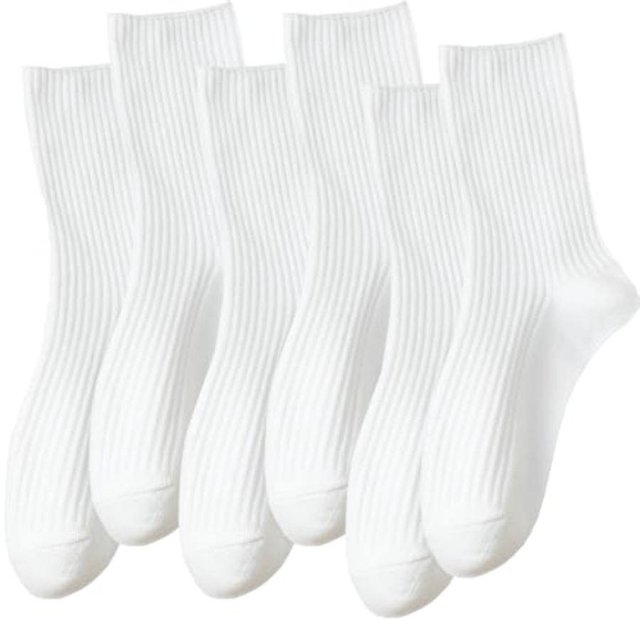 DOKUTOKU Womens Crew Socks Siz - Cotton Crew Sock Pack avis et prix